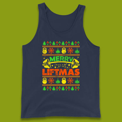 Merry Liftmas Christmas Tank Top