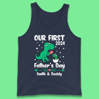 Personalised First Father's Day Tank Top