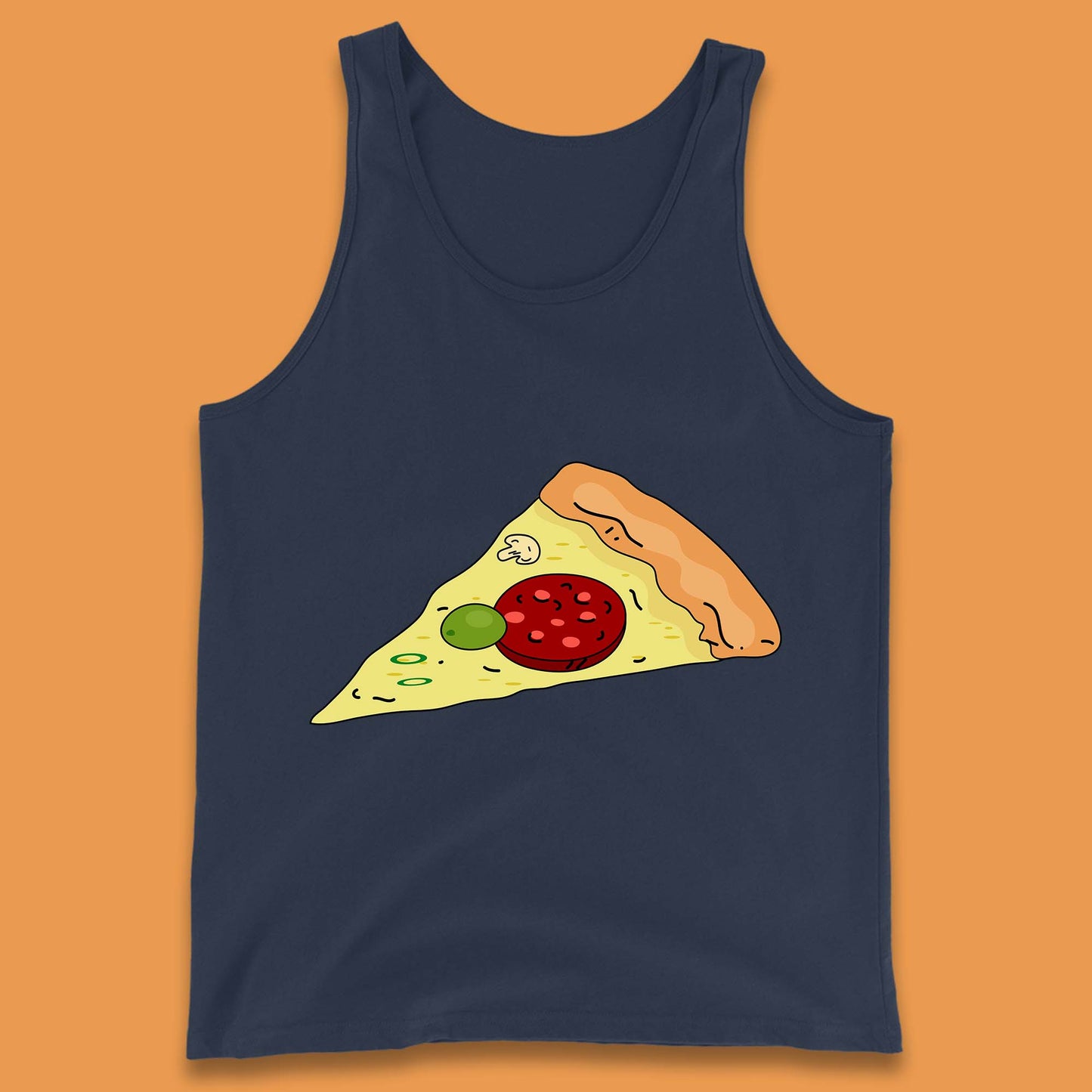 Italian Pizza Slice Pizzaologist Pizza Lover Pizza Holic Pizza Addict Tank Top
