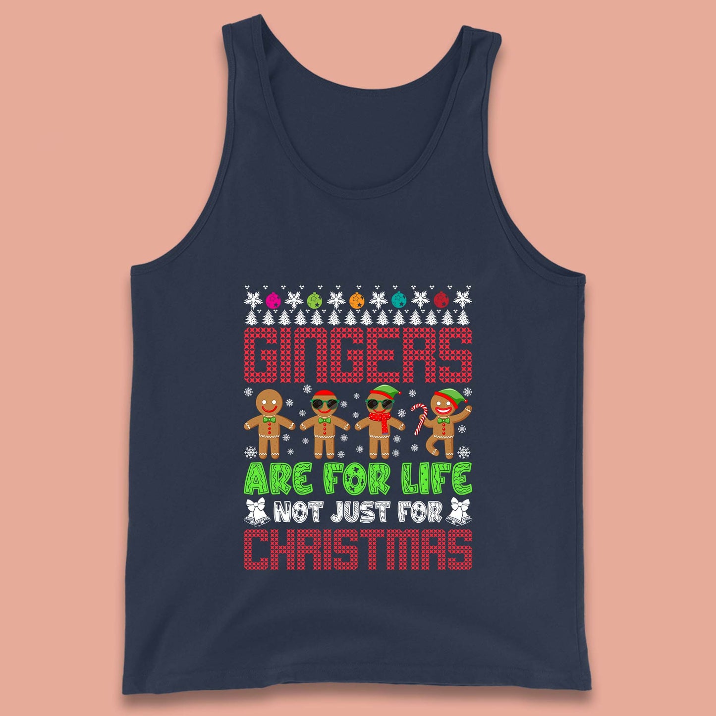 christmas gingerbread tank top