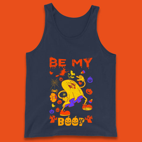 Bee My Boo Happy Halloween Boo Ghost Matching Costume Horror Scary Tank Top