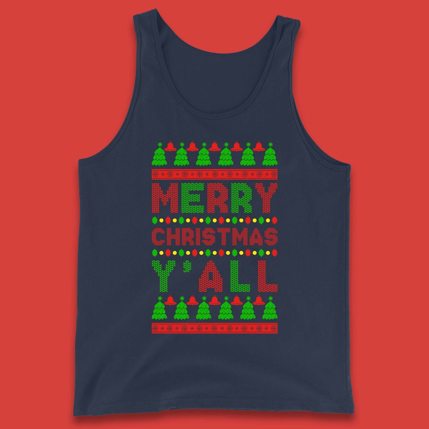 Merry Christmas Y'All Tank Top