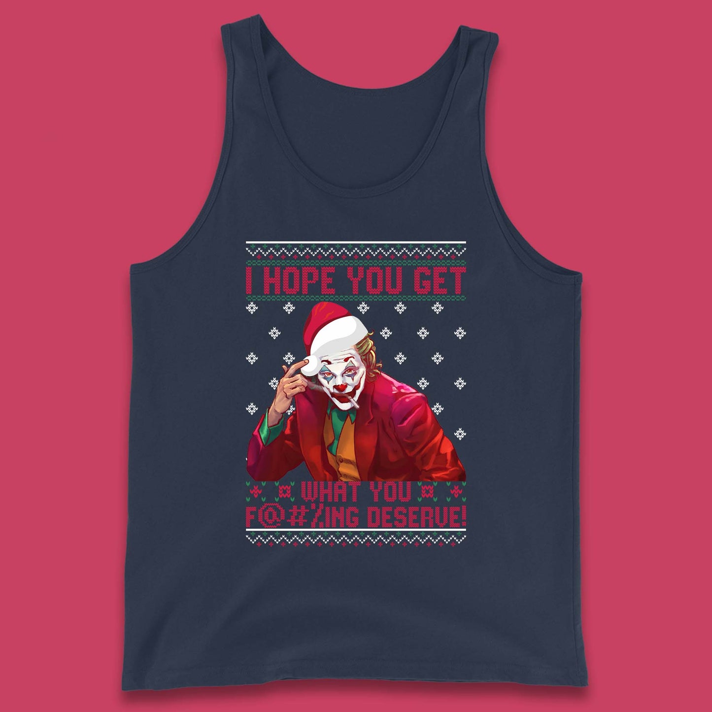 Joker Christmas Tank Top