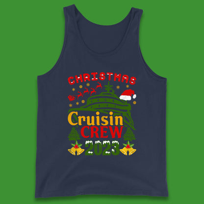 Christmas Cruisin Crew 2023 Xmas Cruise Vacation Cruising Squad Tank Top