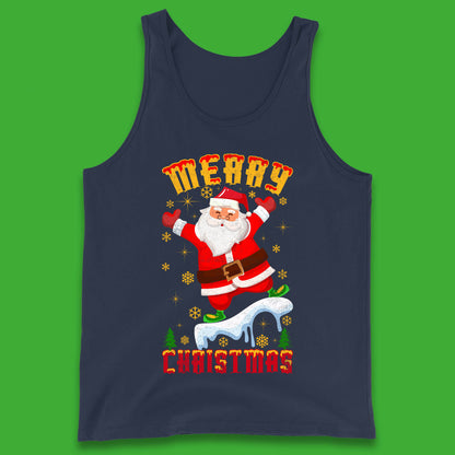 merry christmas santa claus tank top