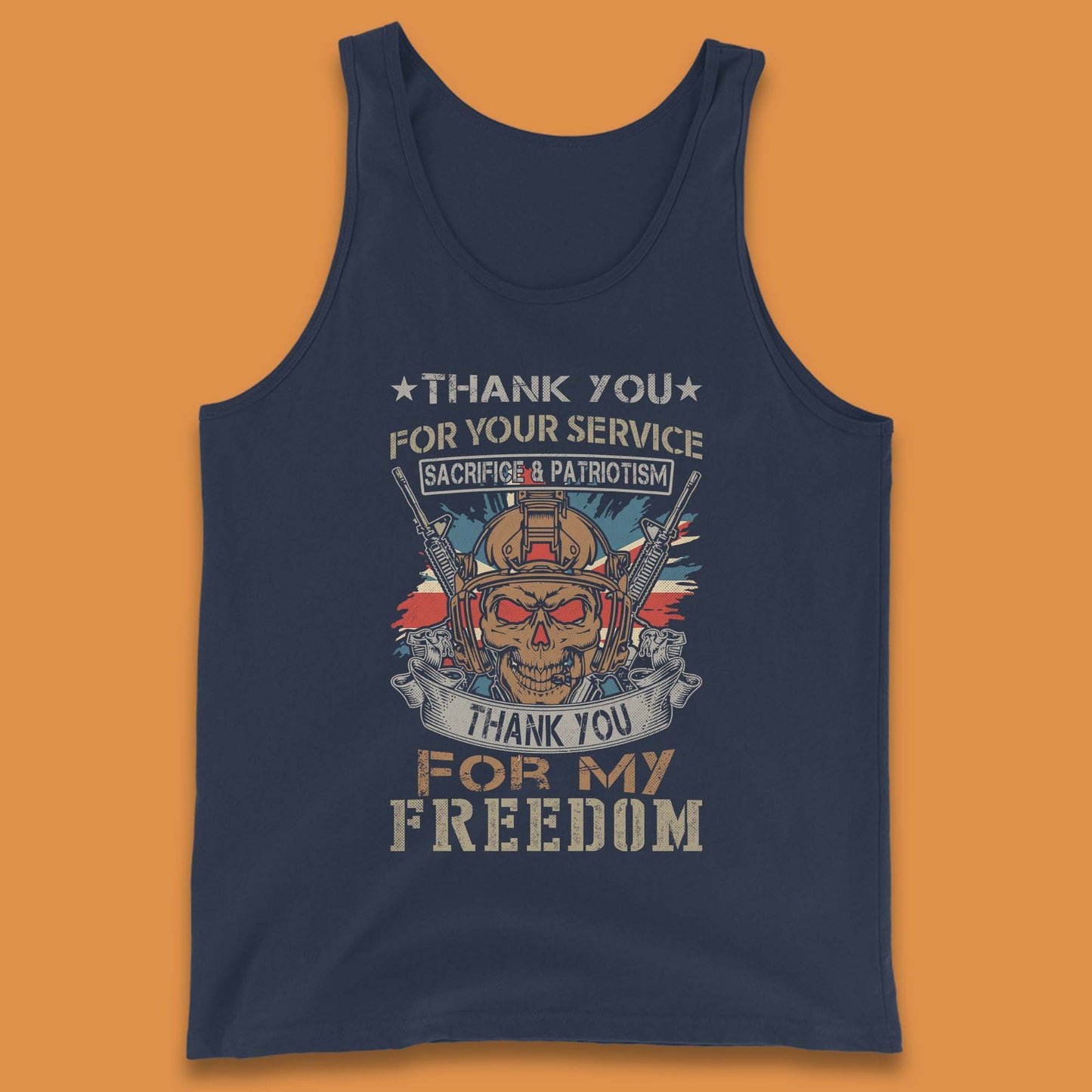 Thank You For My Freedom Tank Top