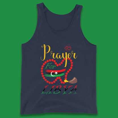 Prayer For Libya Help Libya Flood Solidarity Stand With Libya Tank Top
