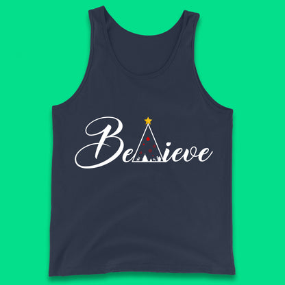 believe christmas tank top