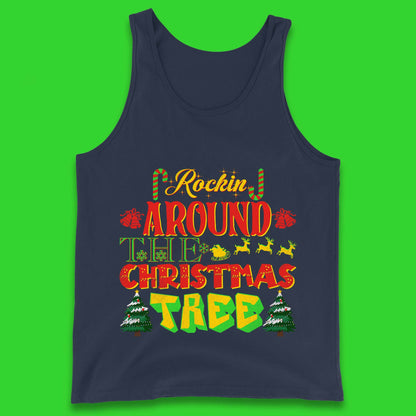 rockin around the christmas tree tank top