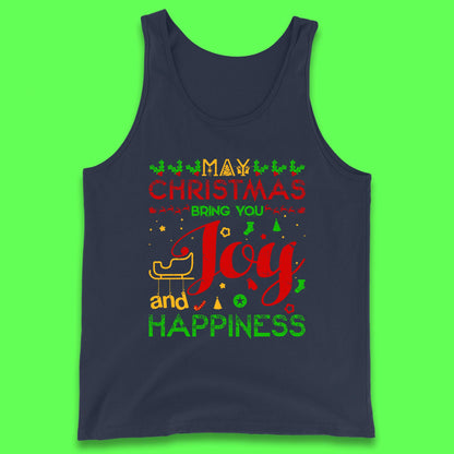 may christmas bring you joy and happiness tank top