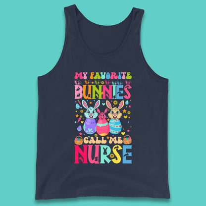 My Favorite Bunnies Call Me Nurse Tank Top