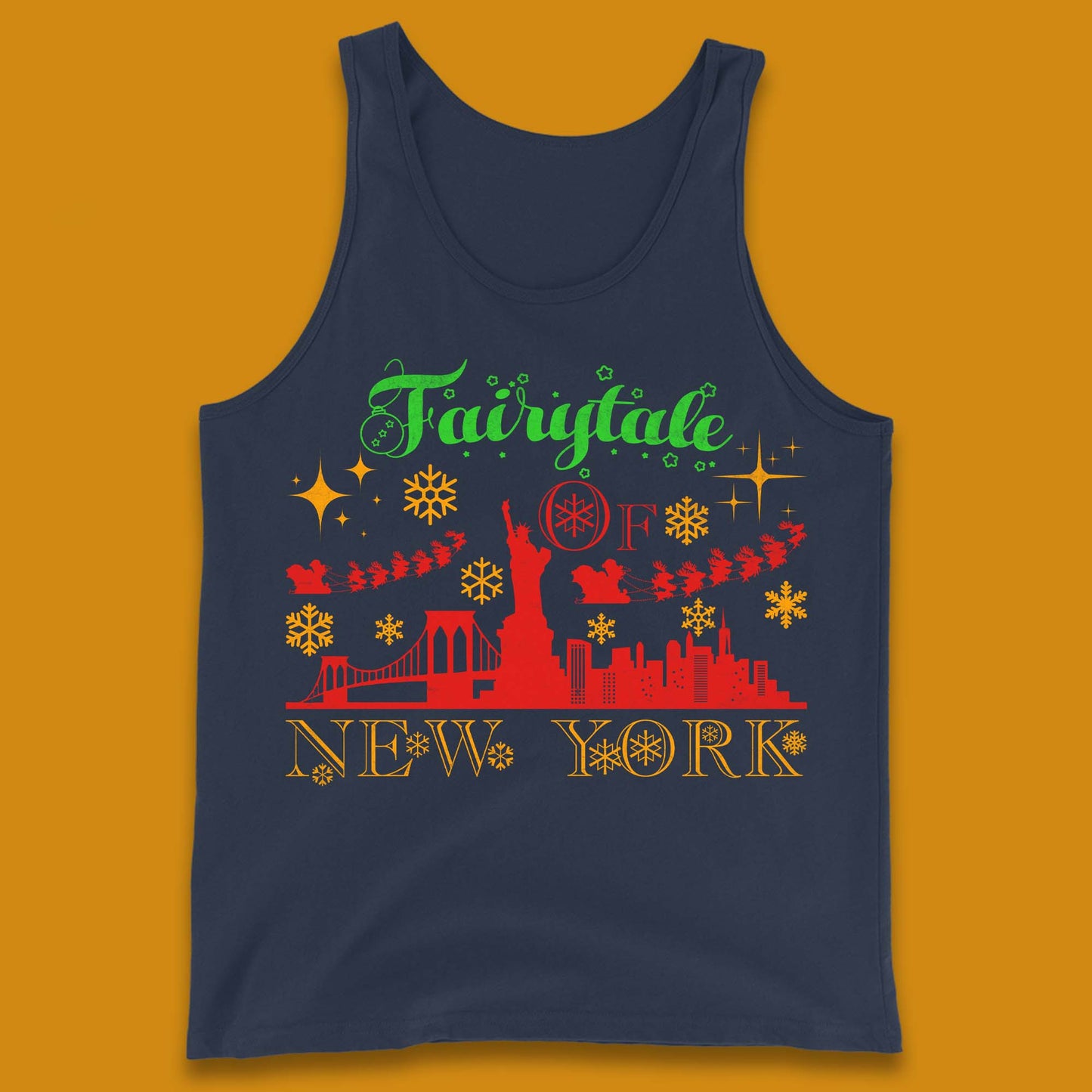 Fairytale Of New York Christmas Tank Top