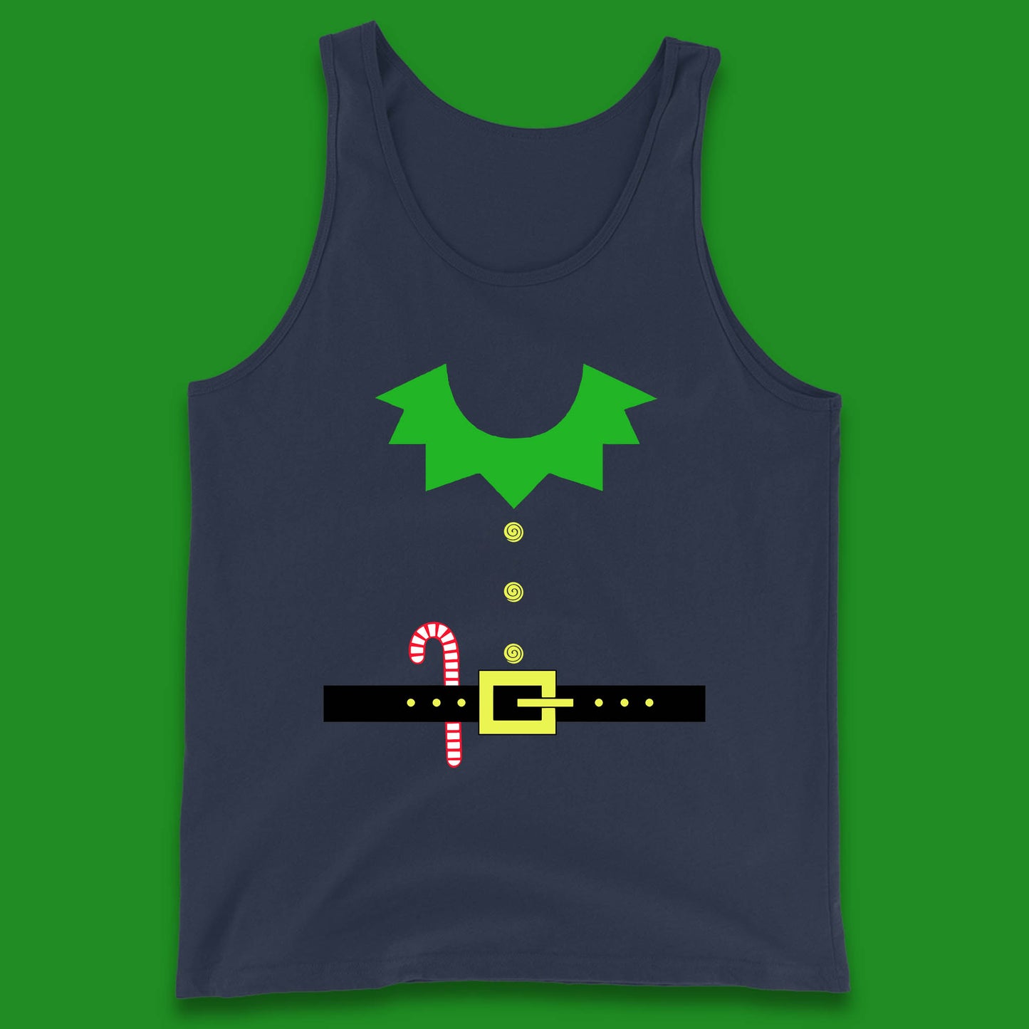 christmas elf costume christmas candy tank top
