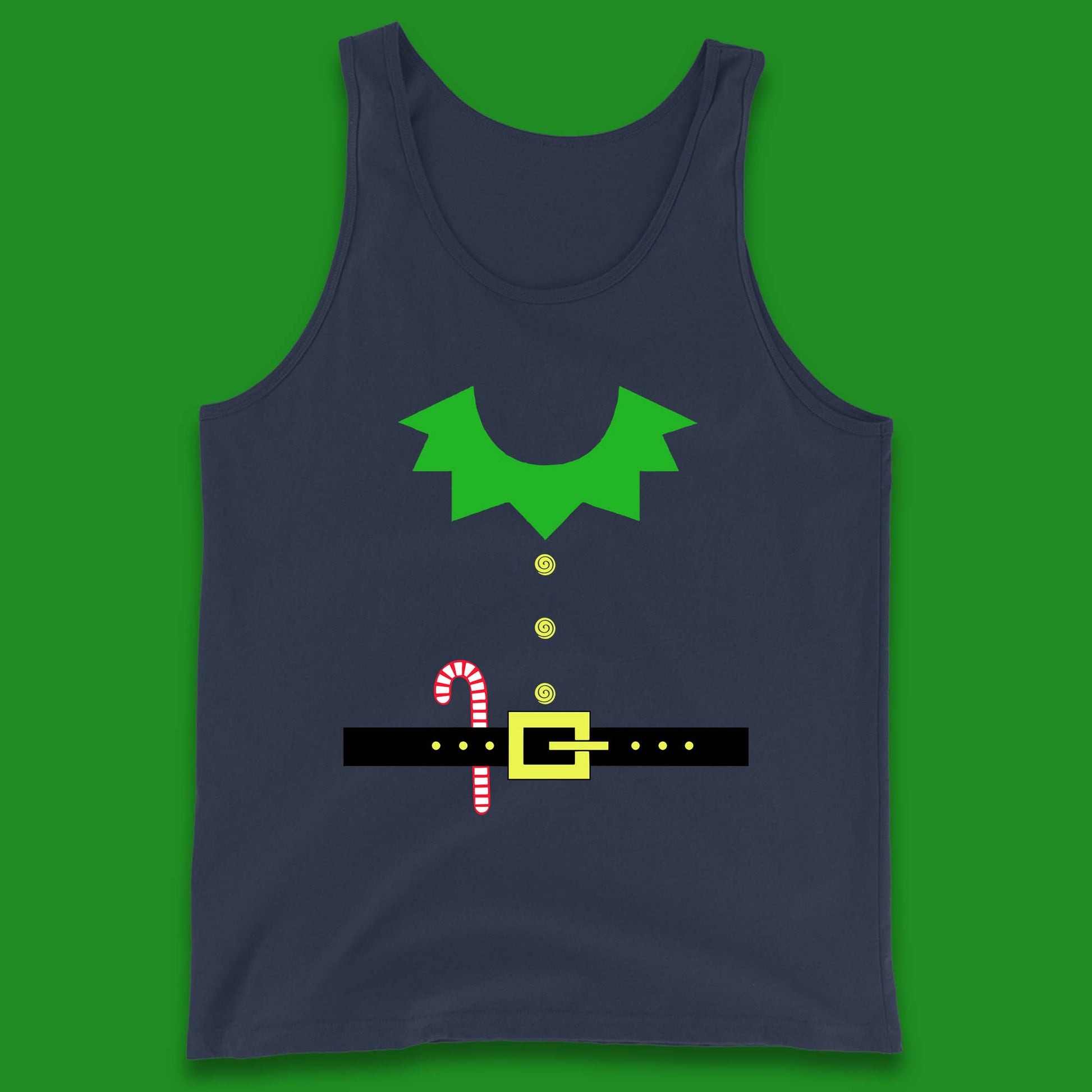 christmas elf costume christmas candy tank top