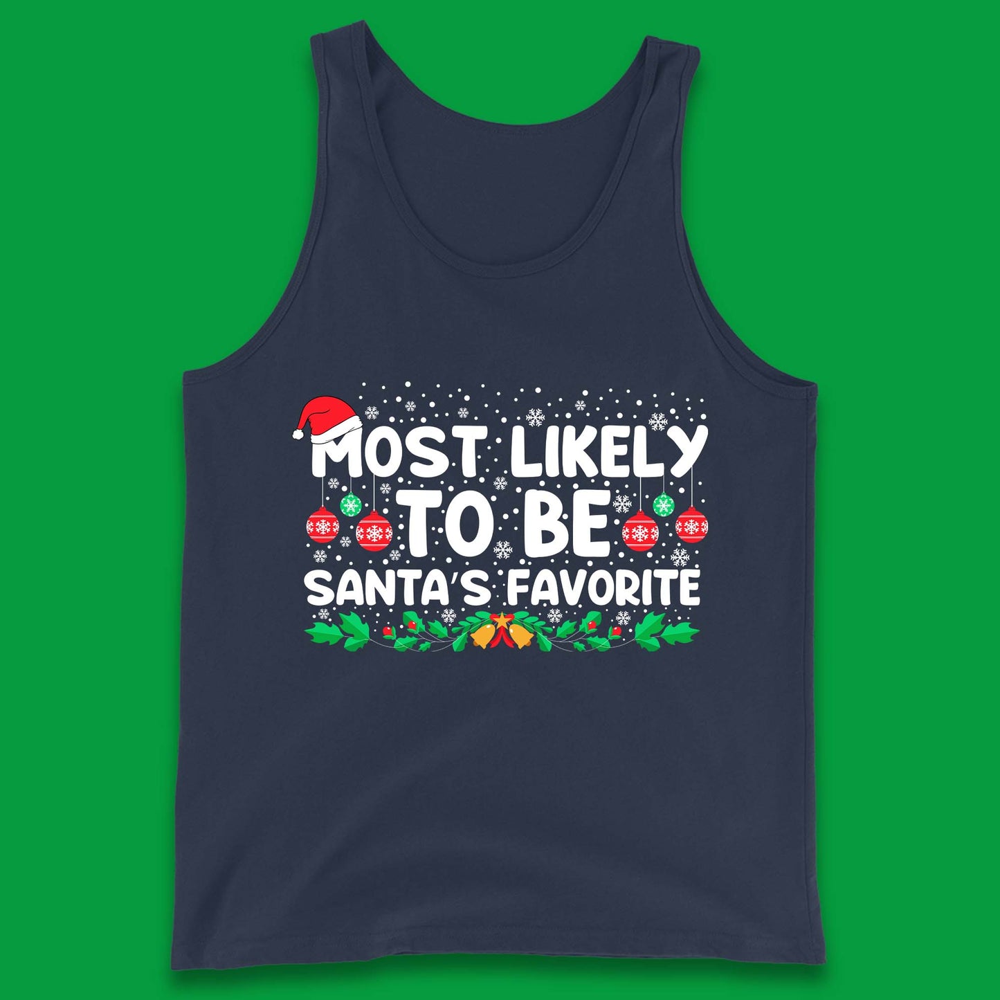 Santa's Favorite Christmas Tank Top