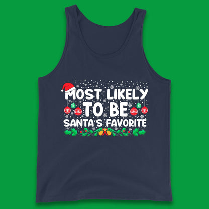 Santa's Favorite Christmas Tank Top