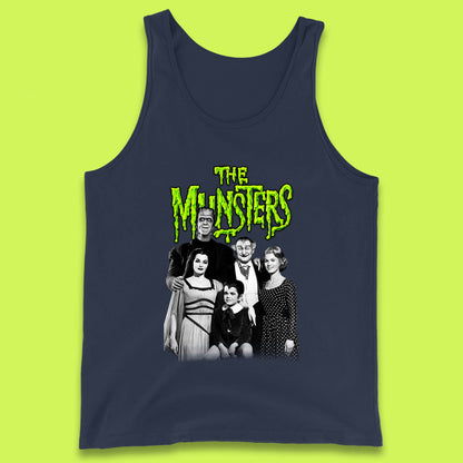 Vintage The Munsters Family TV Series Halloween Frankenstein Horror Scary Tank Top