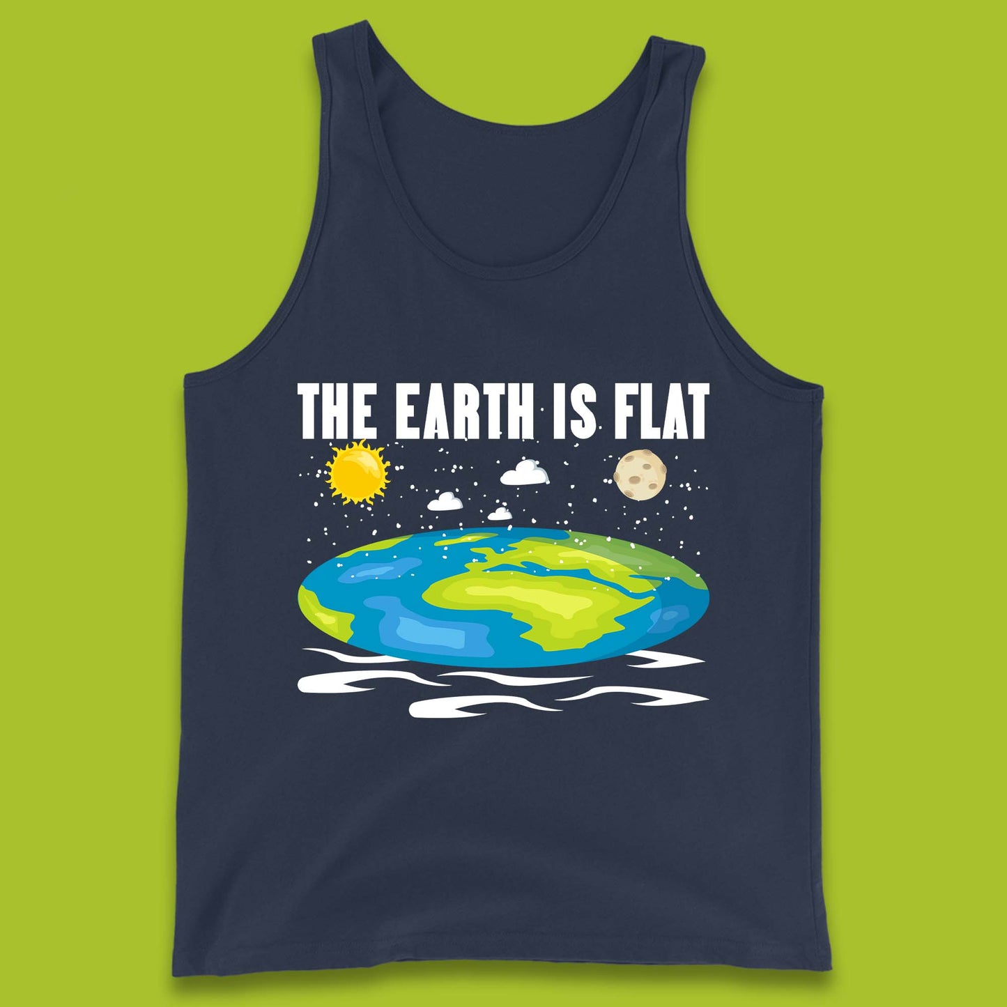 The Earth Is Flat Tank Top