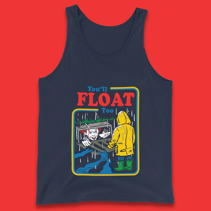 You'll Float Too IT Clown Happy Halloween Pennywise Tank Top