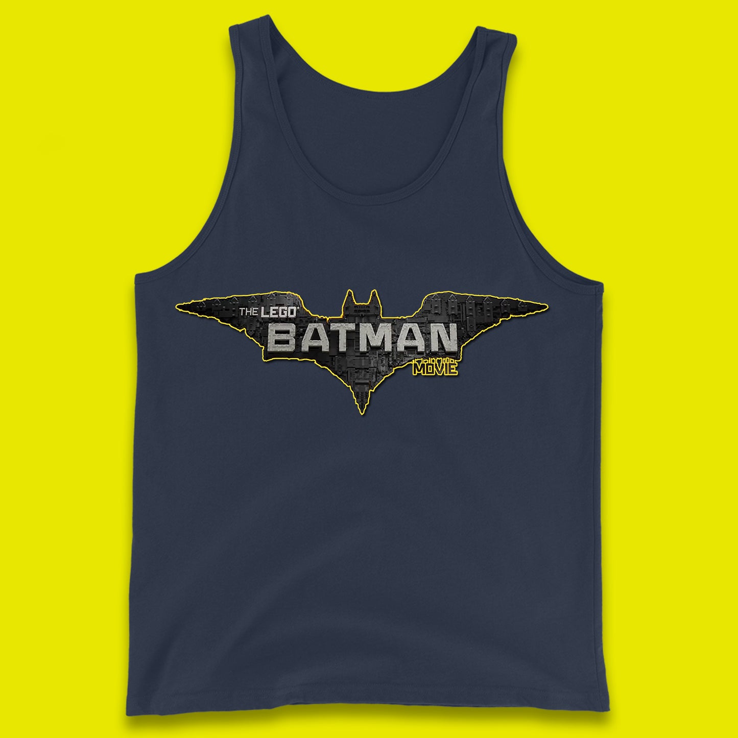 The Lego Batman Movie Computer Animated Superhero Comedy Film DC Comics Lego Batman Tank Top