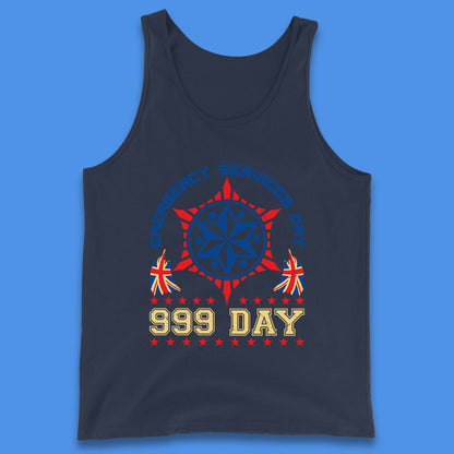 Emergency Services Day 999 Days United Kingdom Annual Holiday Emergency Services First Responder Tank Top