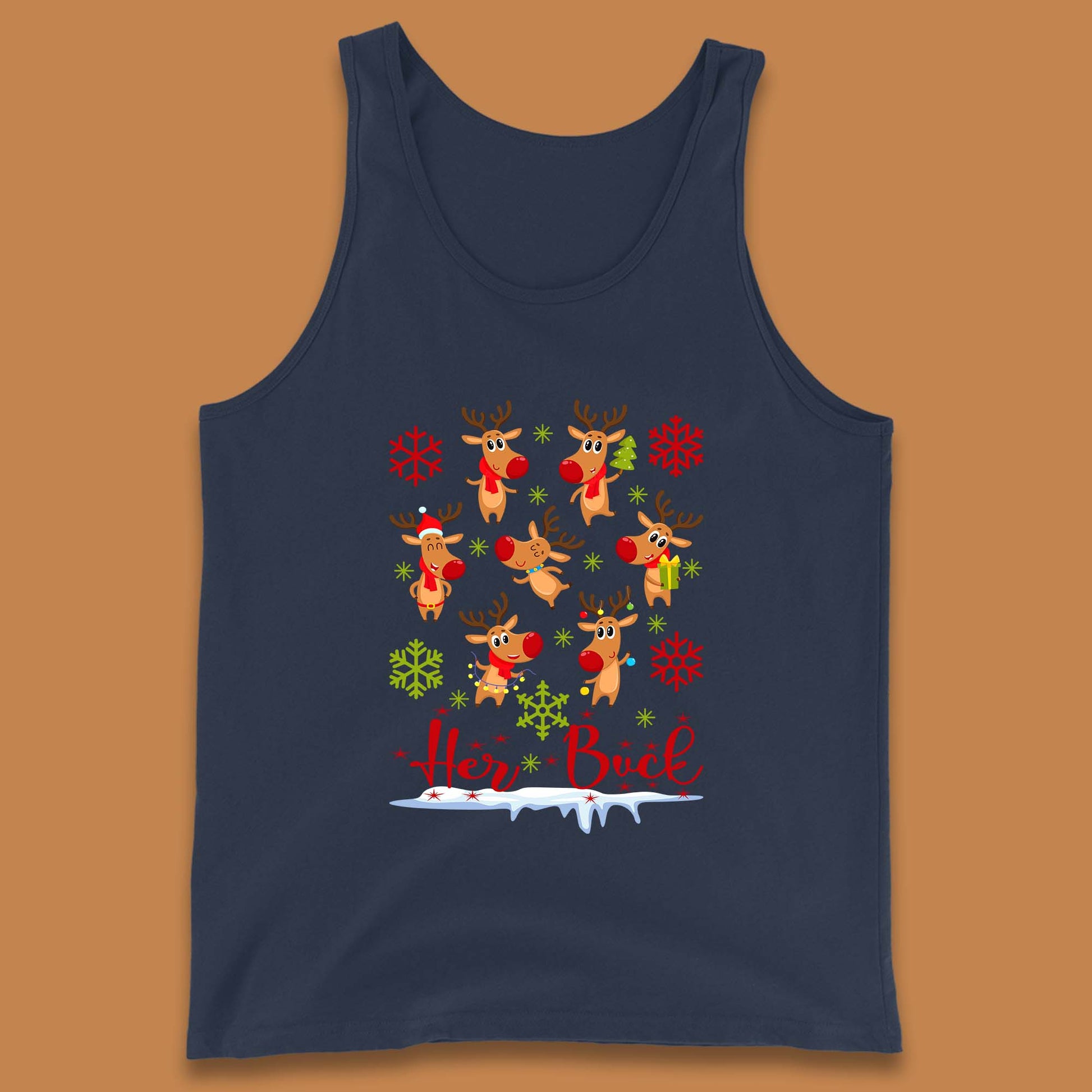 rudolph reindeers tank top