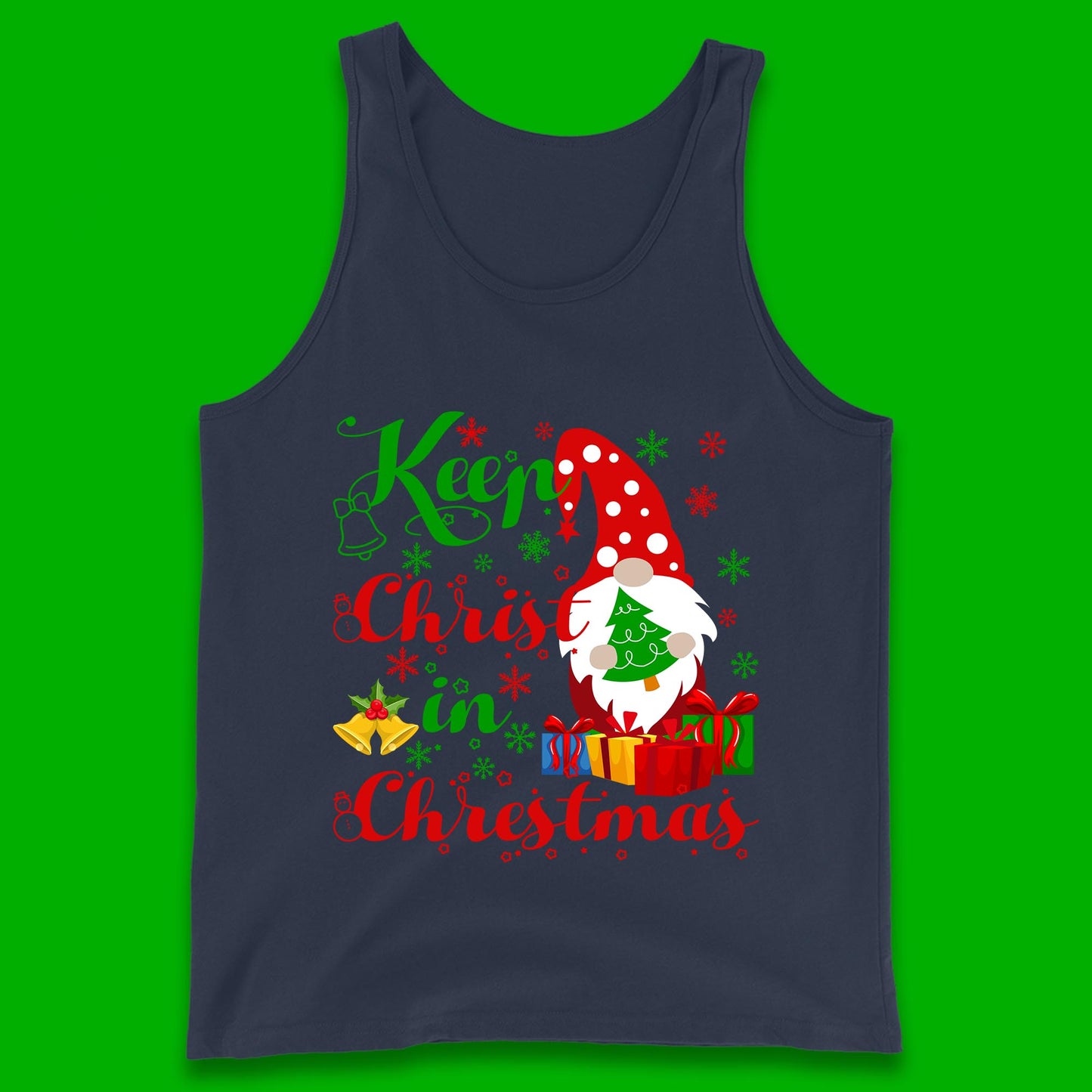 keep christ in christmas tank top