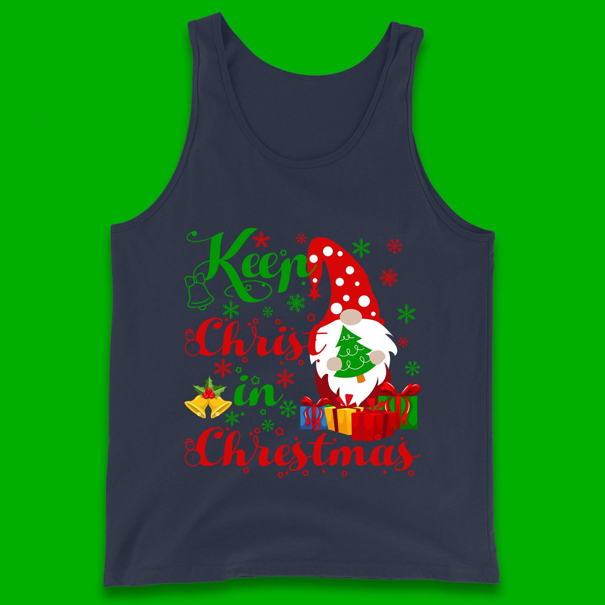 keep christ in christmas tank top