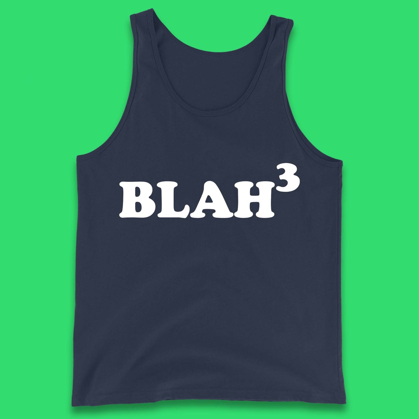 Blah 3 Tank Top