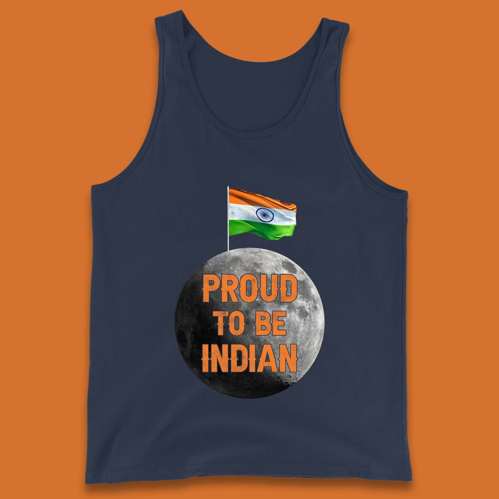 Proud To Be Indian Soft Landing To The Moon Chandrayaan-3 India On The Moon Tank Top