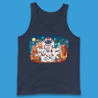 Meditating Astronaut Yoga Tank Top