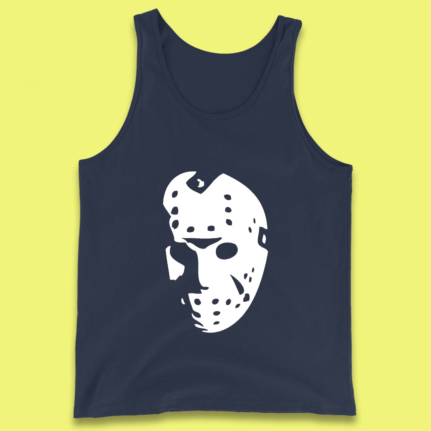 Halloween Jason Voorhees Horror Face Mask Friday The 13th Horror Movie Character Tank Top