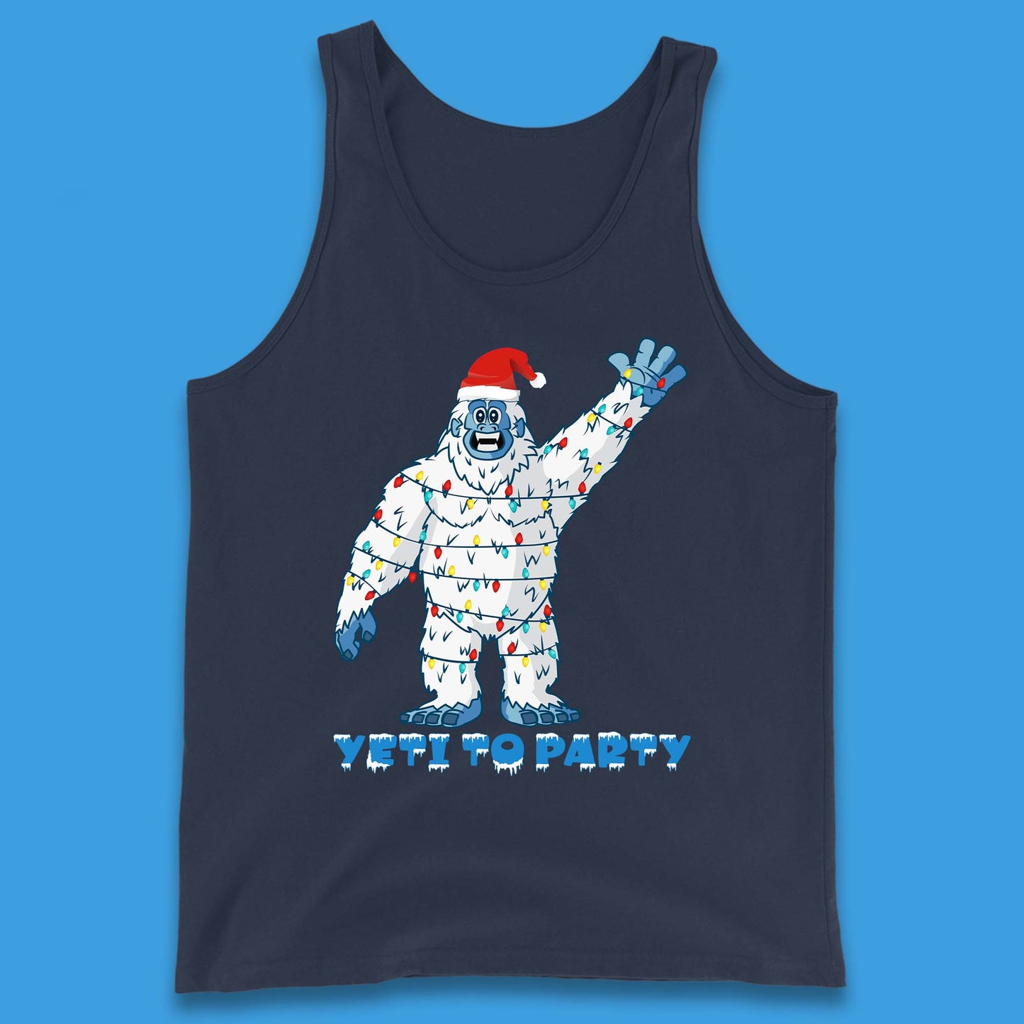 Yeti To Party Christmas Tank Top