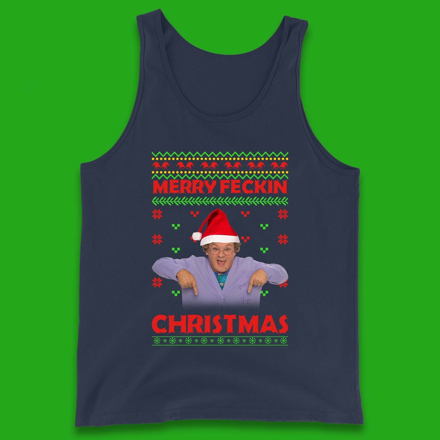Merry Feckin Christmas Tank Top