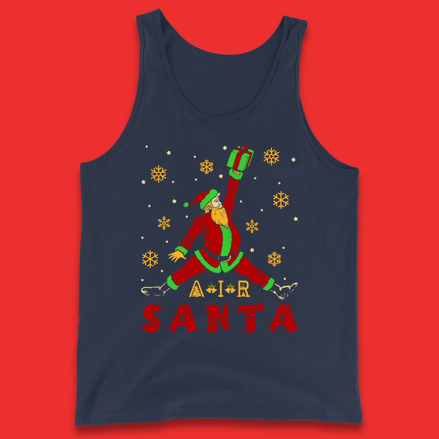 Air Santa Christmas Tank Top
