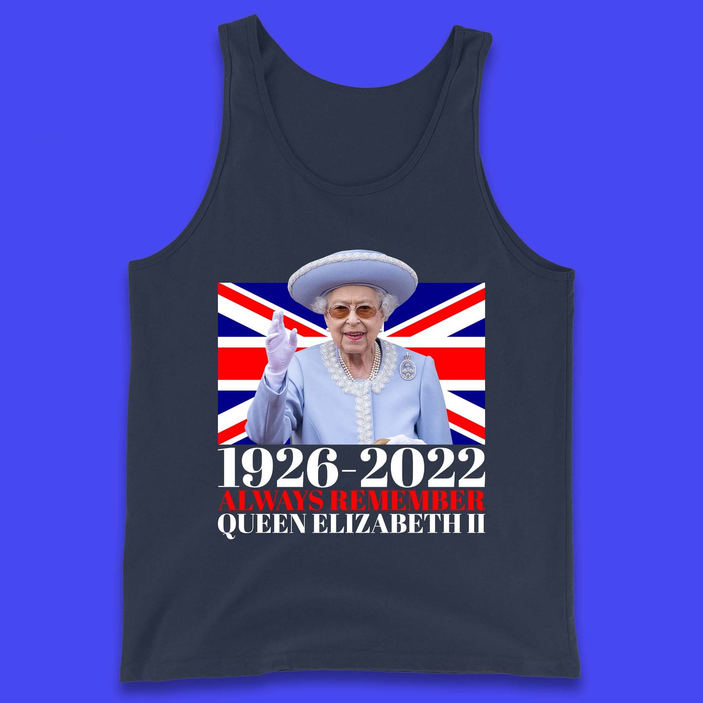 1926-2022 Queen Elizabeth II Tank Top