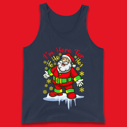 santa claus christmas tank top