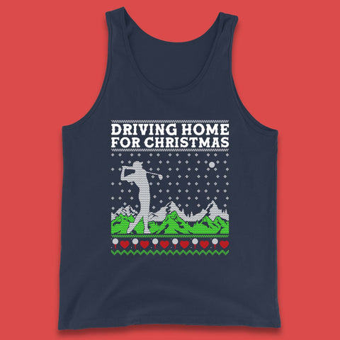 Driving Home For Christmas Golf Tank Top