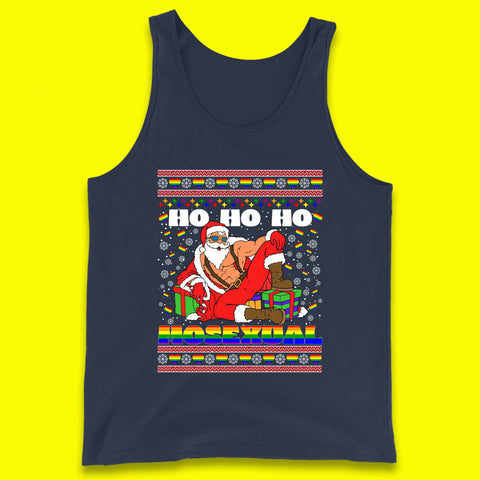 Ho Ho Ho Homosexual Christmas Tank Top