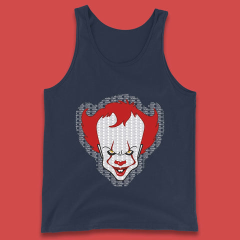 Come Home IT Pennywise Clown Halloween Clown Horror Movie Fictional Character Tank Top