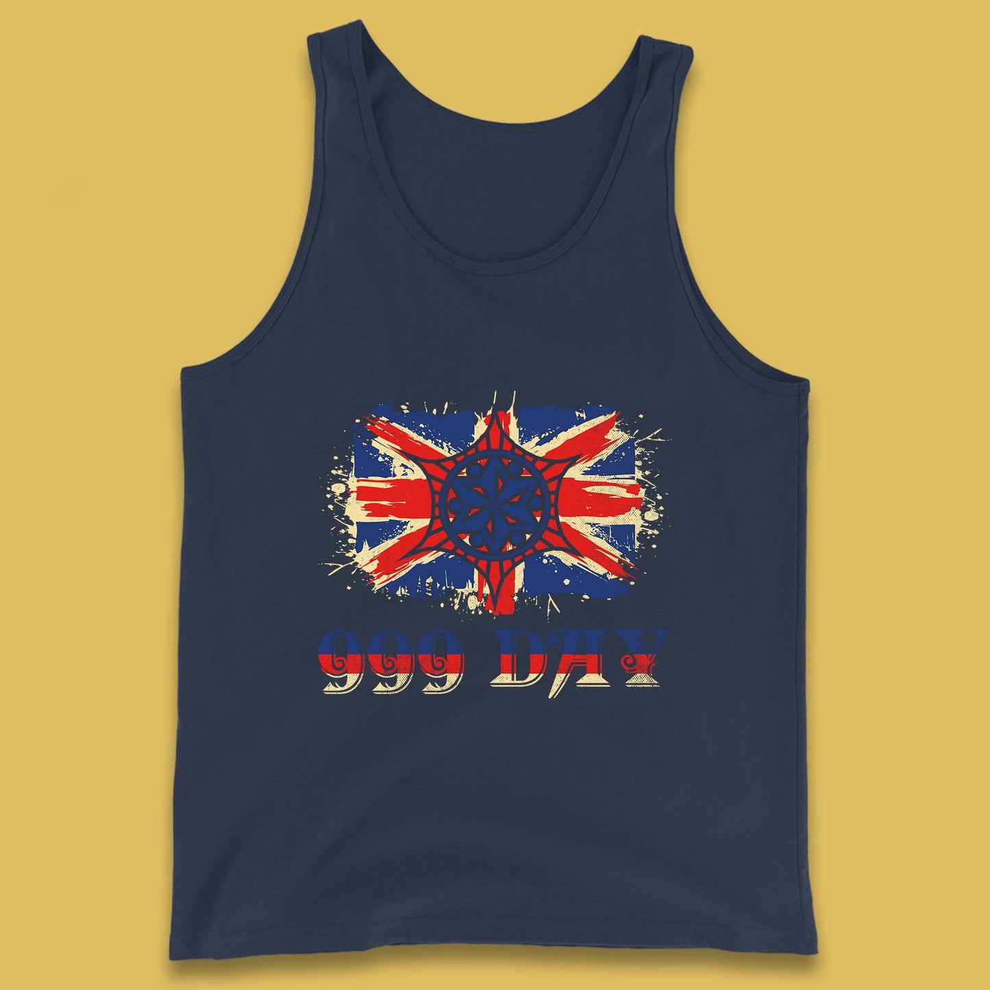 Emergency Services Day 999 Days United Kingdom Annual Holiday Tank Top