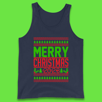 Merry Christmas 2023 Winter Holiday Festive Celebration Xmas Gift Tank Top