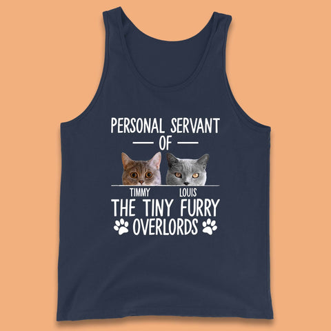 Personalised Servant Of The Tiny Furry Overlords Tank Top