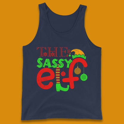 The Sassy Elf Christmas Tank Top