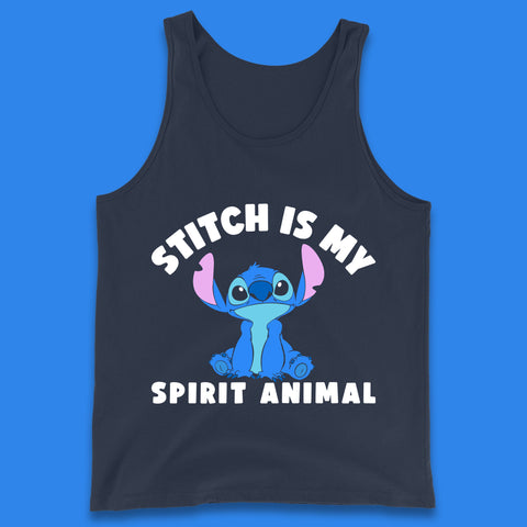 Stitch Is My Spirit Animal Disney Spirit Lilo & Stitch Cartoon Character Ohana Stitch Lover Tank Top