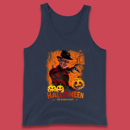 Halloween The Horror Night Freddy Krueger Horror Movie Character Serial Killer Tank Top