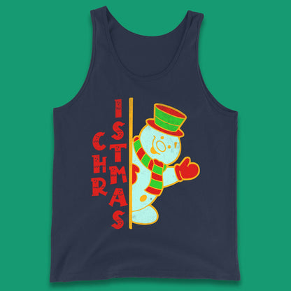 Christmas Snowman Tank Top
