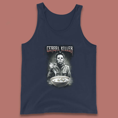 Michael Myers Cereal Killer Halloween Serial Killer Horror Movie Character Tank Top