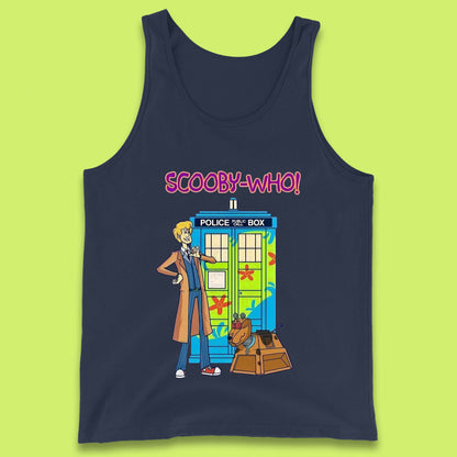 Scooby-Who Police Public Call Box  Scooby-Doo Doctor Who Tardis Police Box Tank Top