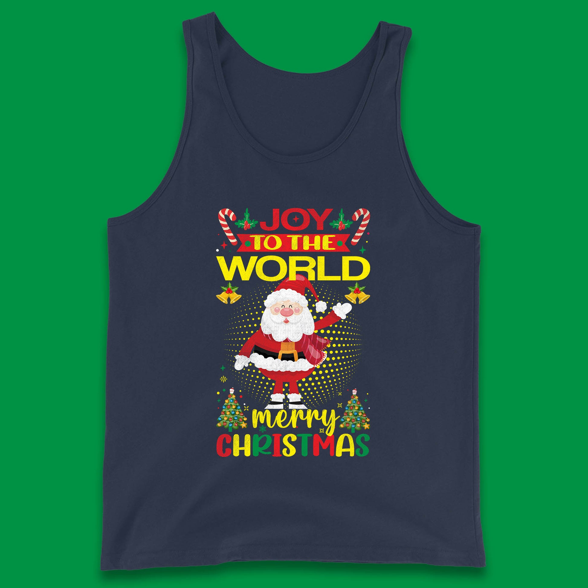 joy to the world christmas tank top